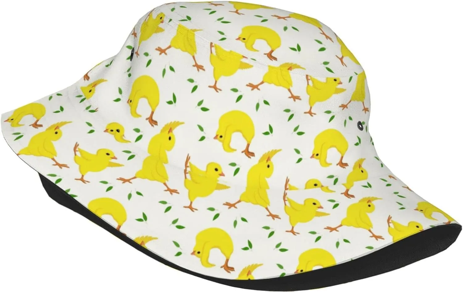 Animal Cute Chicken Bucket Hats Outdoor Summer Fashion Fisherman Hats Beach Mens Womens Teens Sun Hats for Travel