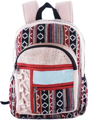 Anitya Hemp Backpack, Multi-Functional Pockets, Eco-Friendly, Unisex, Hiking Daypack, Durable Rucksack (AHLB09)