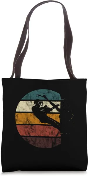 Arborist Retro Chainsaw Tree Climber Outdoorsman Lumberjack Tote Bag