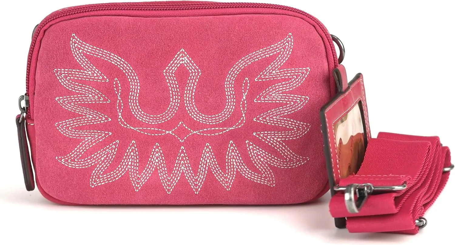 ARIAT Ladies Casanova Collection Belt Bag with Adjustable and Removable Nylon Strap