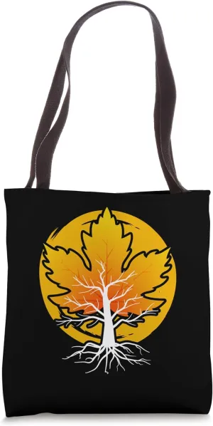 Autumn Season Nature Tree Leaf Maple Tree Tote Bag