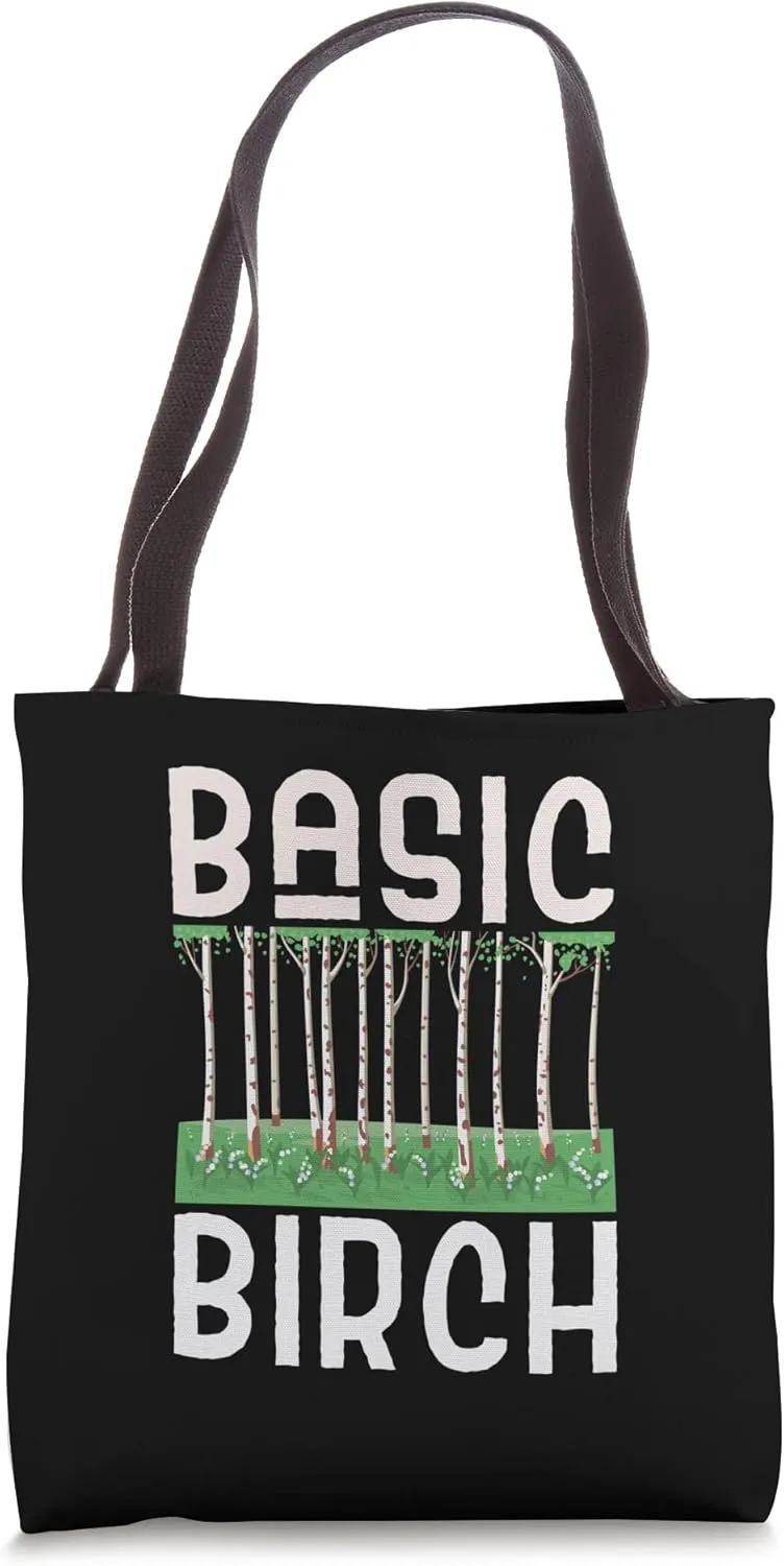Basic Birch Birch Tree Nature Tote Bag