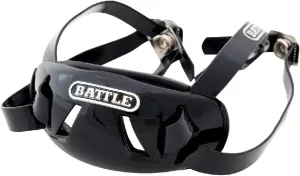 Battle Sports Shell Football Chin Strap - Durable Shell Provides Maximum Protection, Football Helmet Chin Strap with Reinforced Adjustable Strap