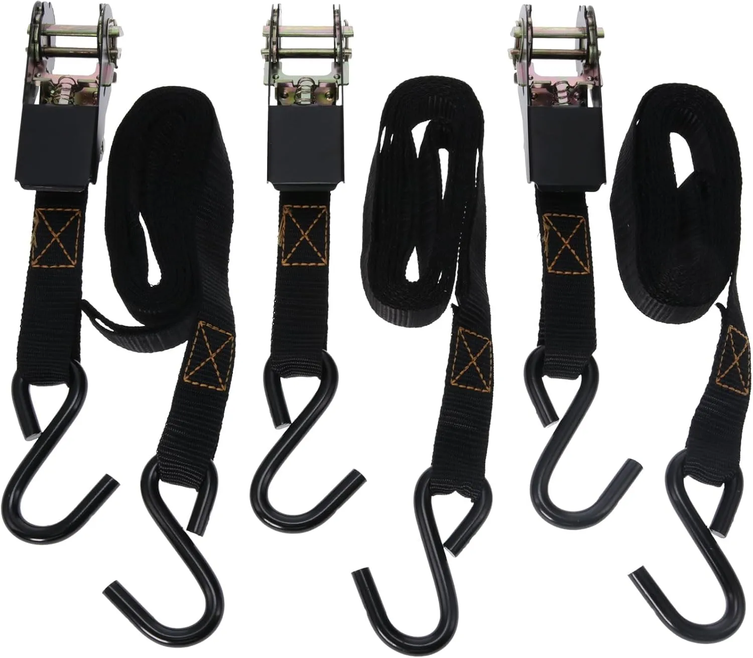 Big Game Treestand Ratchet Strap Black 3PK