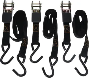 Big Game Treestand Ratchet Strap Black 3PK