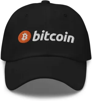 Bitcoin Logo BTC Cryptocurrency Trader Investor HODL Crypto Adjustable Hat