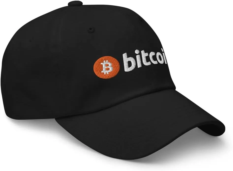 Bitcoin Logo BTC Cryptocurrency Trader Investor HODL Crypto Adjustable Hat