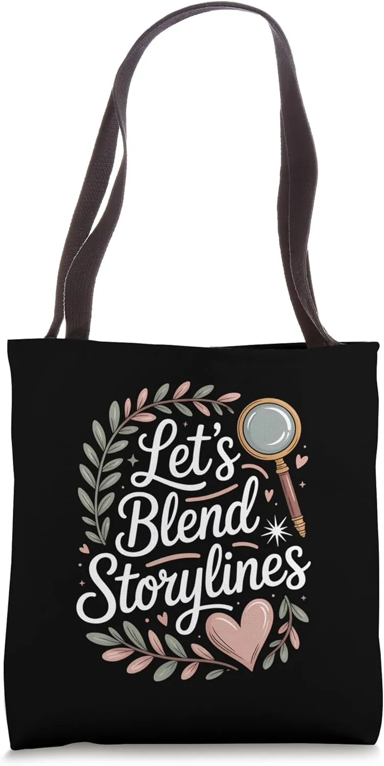 Blending Storylines for Book Lovers Tote Bag