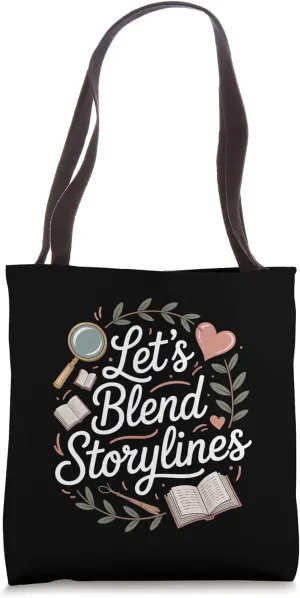 Blending Storylines for Book Lovers Tote Bag
