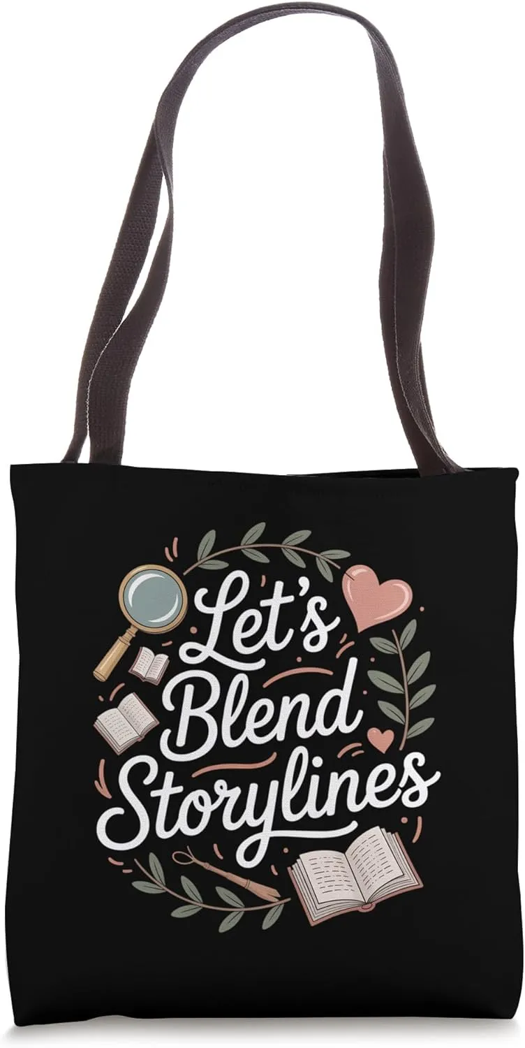 Blending Storylines for Book Lovers Tote Bag