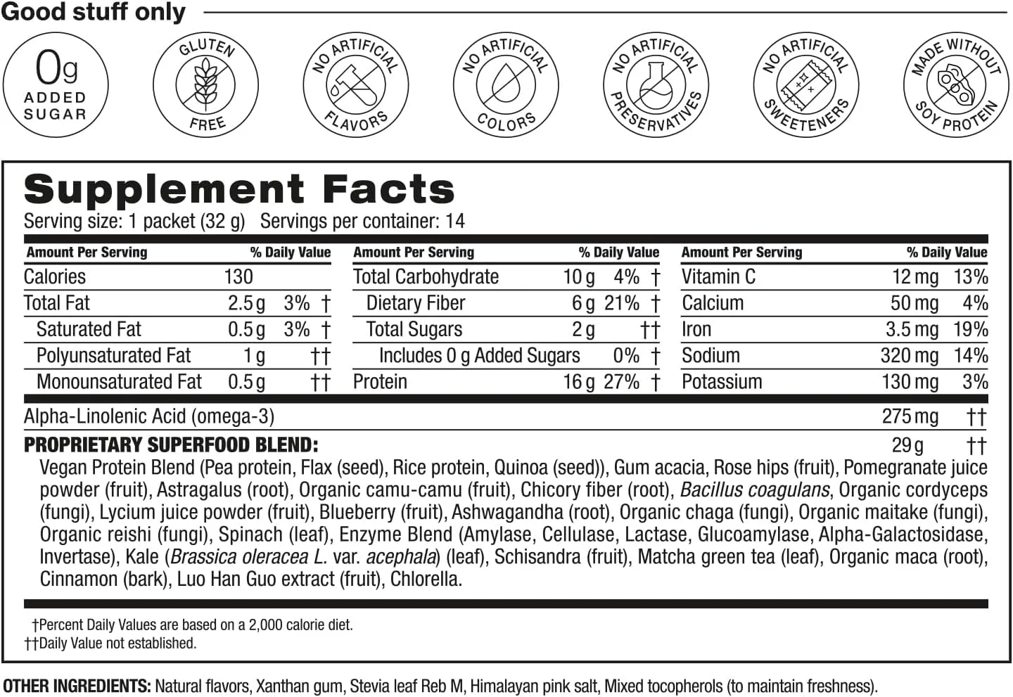 BODi Shakeology 0g Added Sugar Plant Based Protein Powder Blend, Gluten-Free Shake with Vitamins and Minerals – Helps Support Healthy Weight Loss, Lean Muscle, Gut Health, Vanilla - 14 Servings
