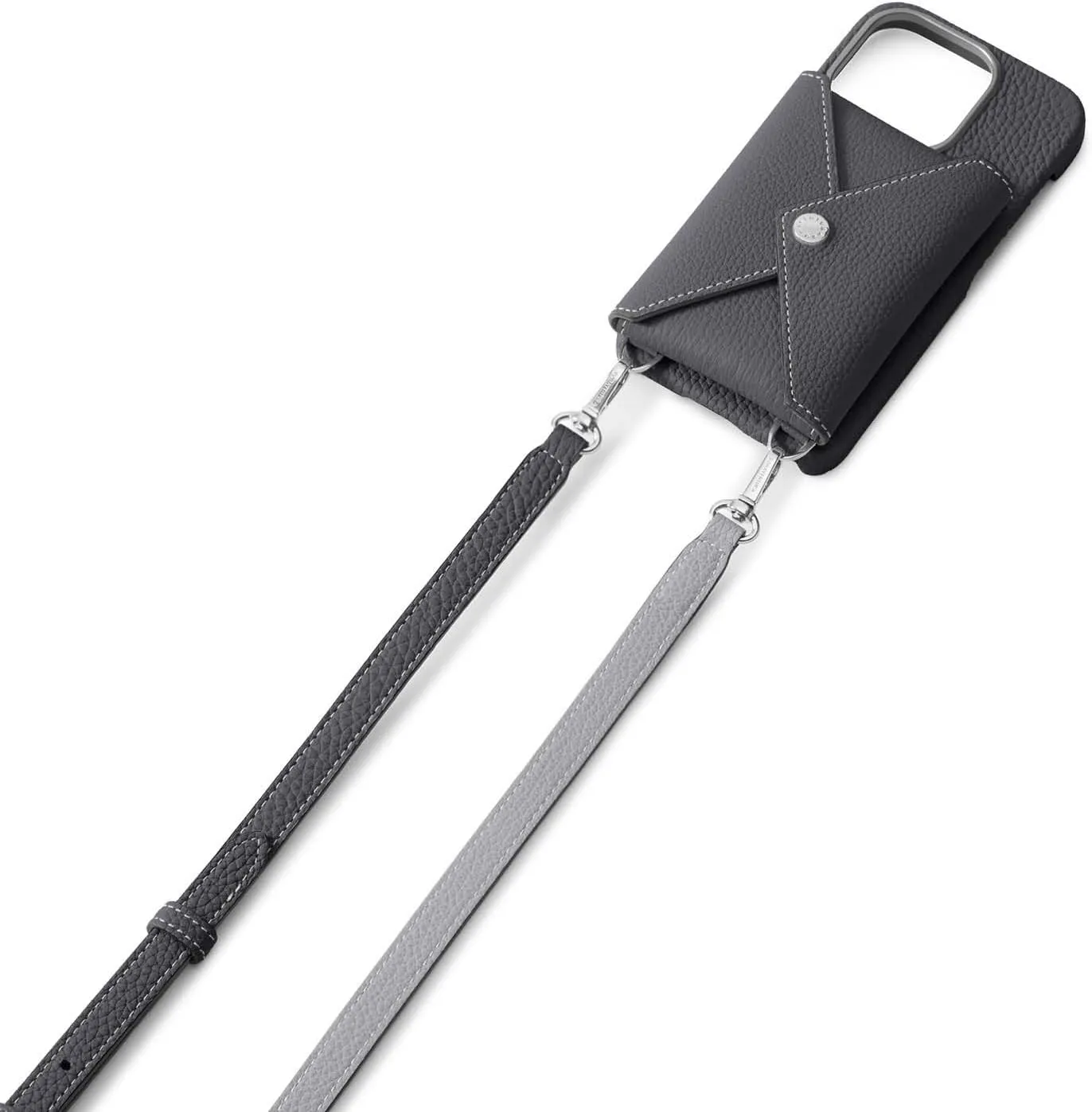 BONAVENTURA】Adjustable Shoulder Strap with Silver hardware BSRT4