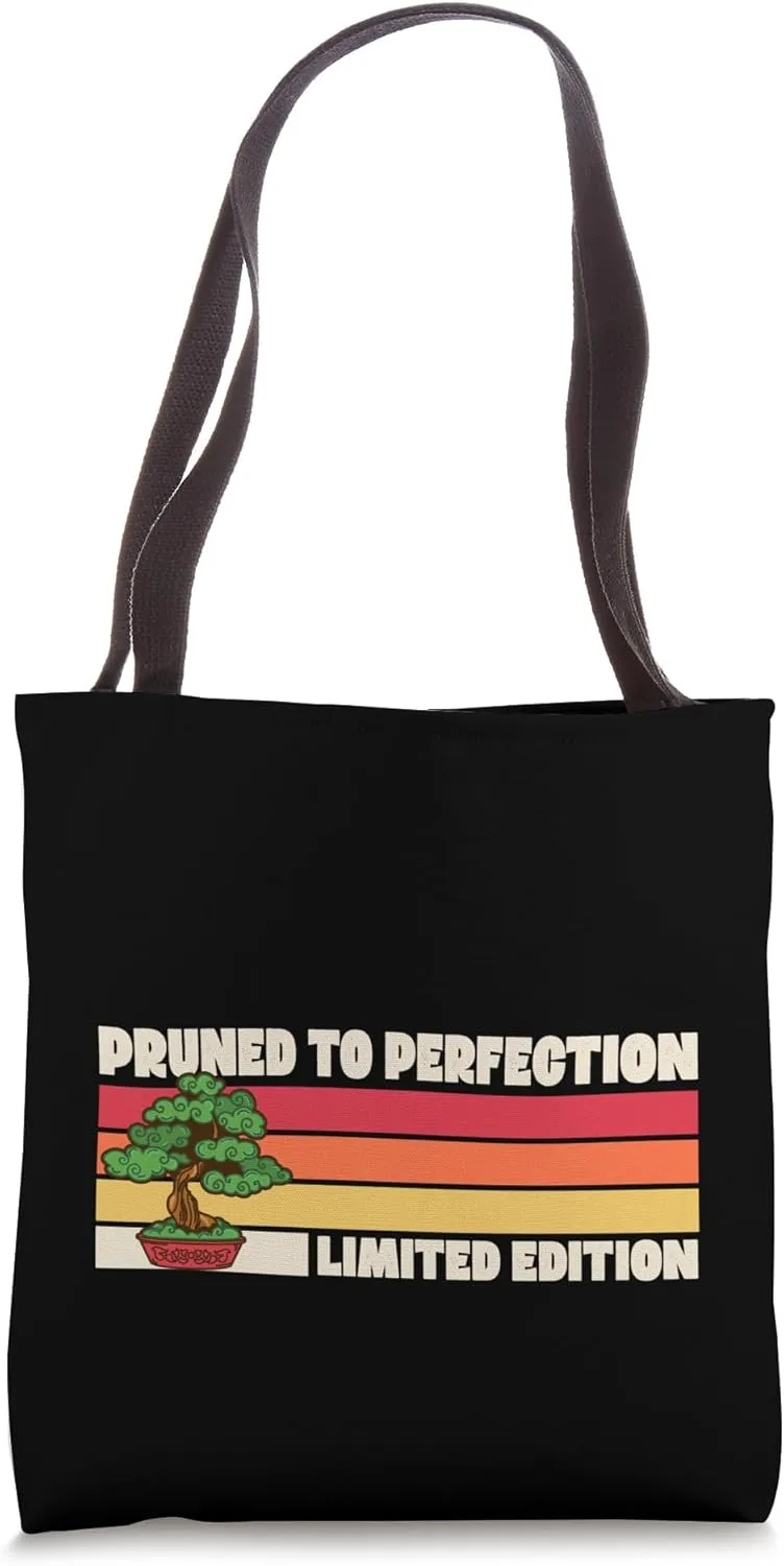 Bonsai Pruned To Perfection Limited Edition Retro 70s Camp Tote Bag