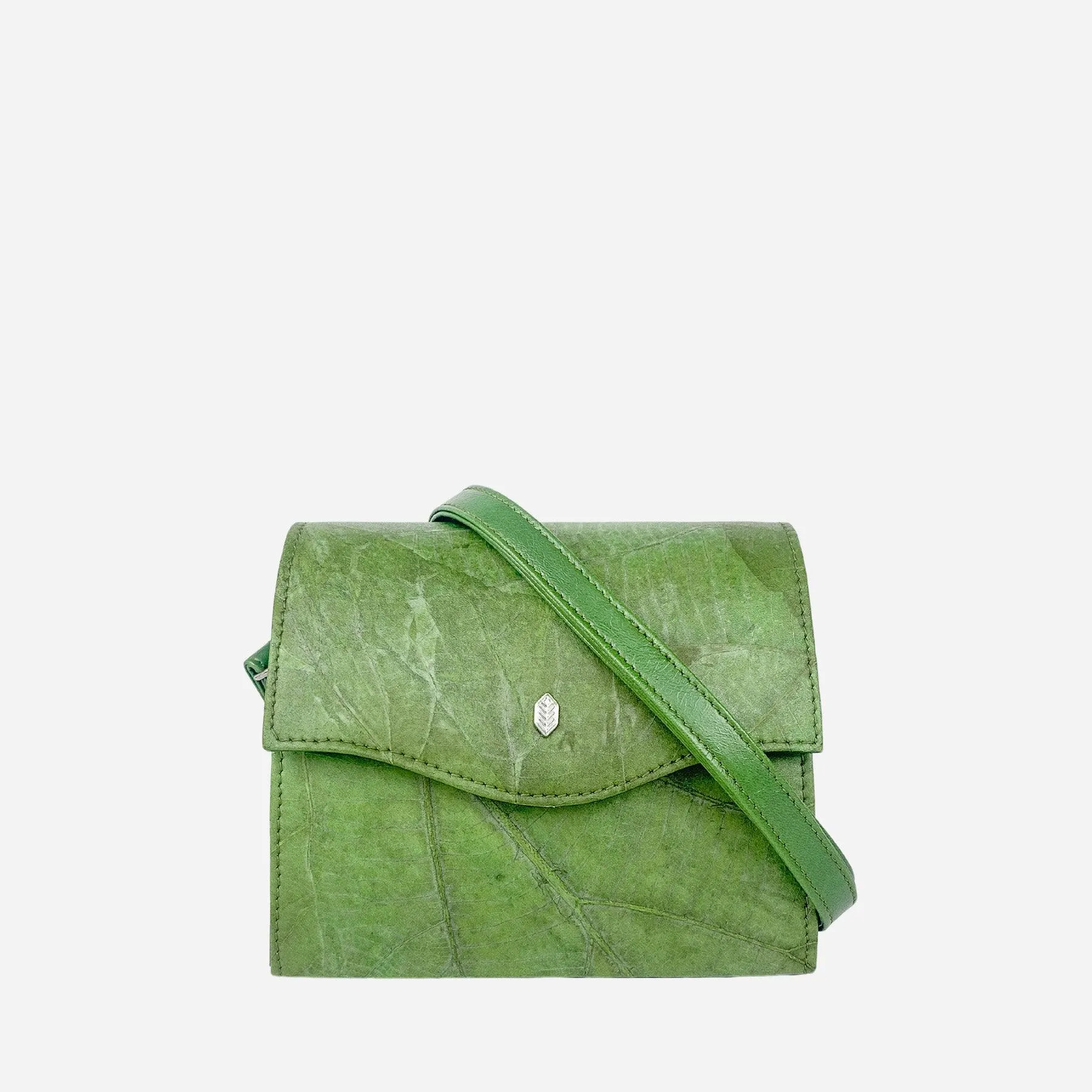 Box Vegan Crossbody Bag