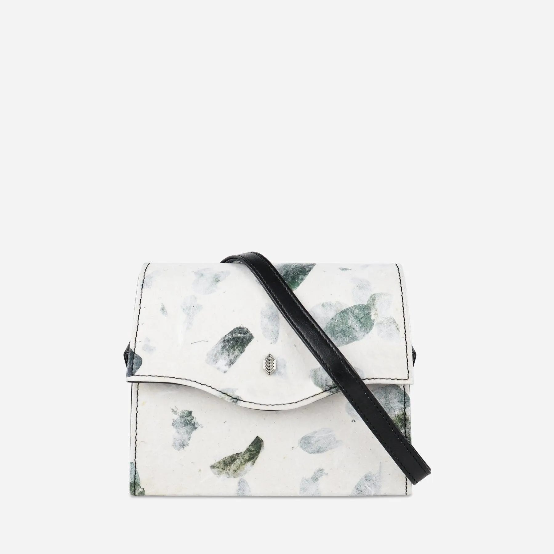 Box Vegan Crossbody Bag