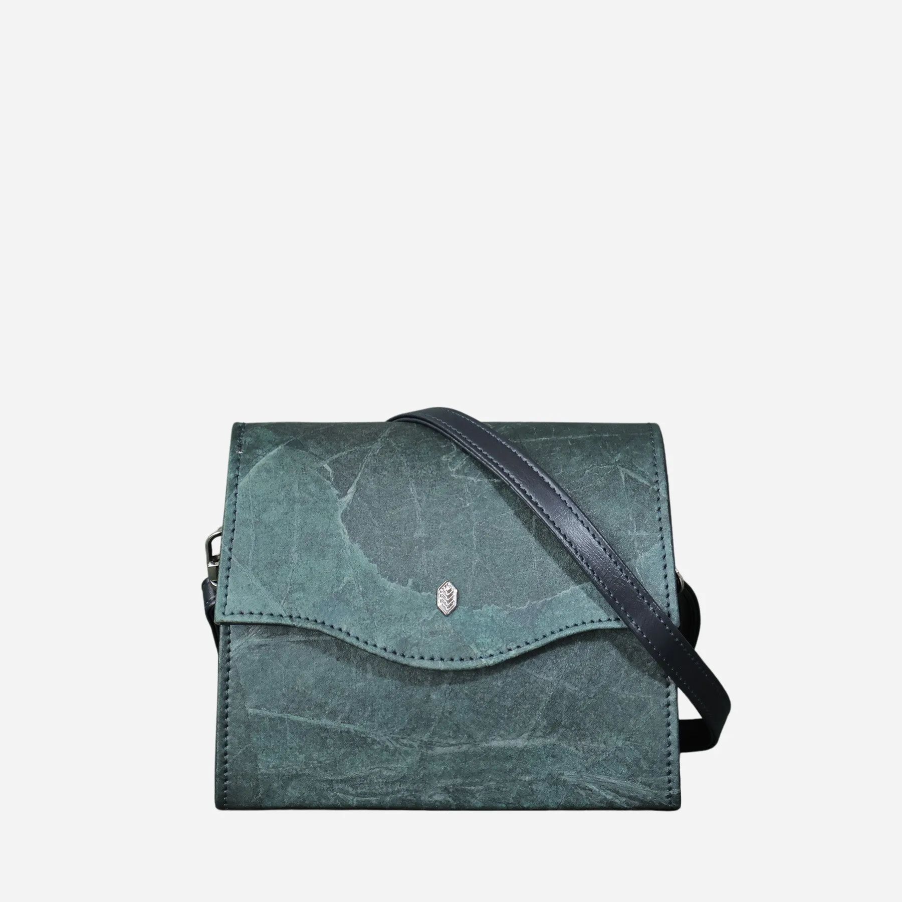 Box Vegan Crossbody Bag