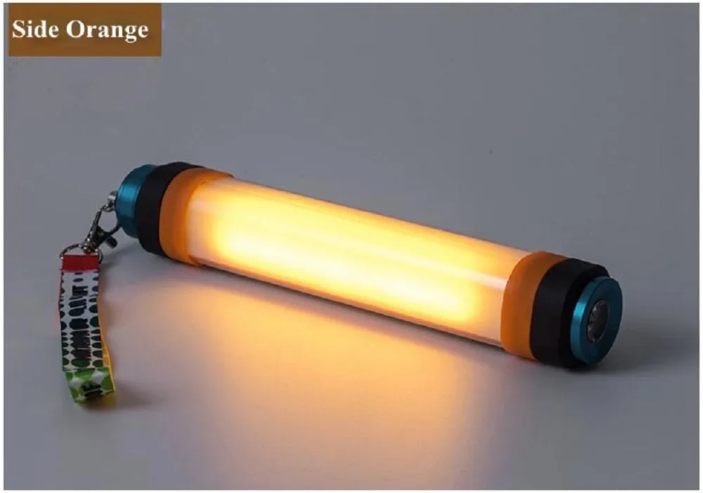 Bright Portable Tube Emergency Powerbank Phone Charger Camping Lantern with Safety Hammer and Magnet