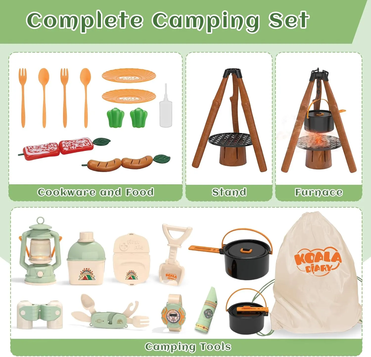 Bug Catcher for Kids Explorer Bug Catching Kit,Magnifying Glass, Tweezers, Whistle & Compass, Learning Guide, Insect Habitat, Outdoor Toys(3 Year  ) (Kids Camping Toys Set)