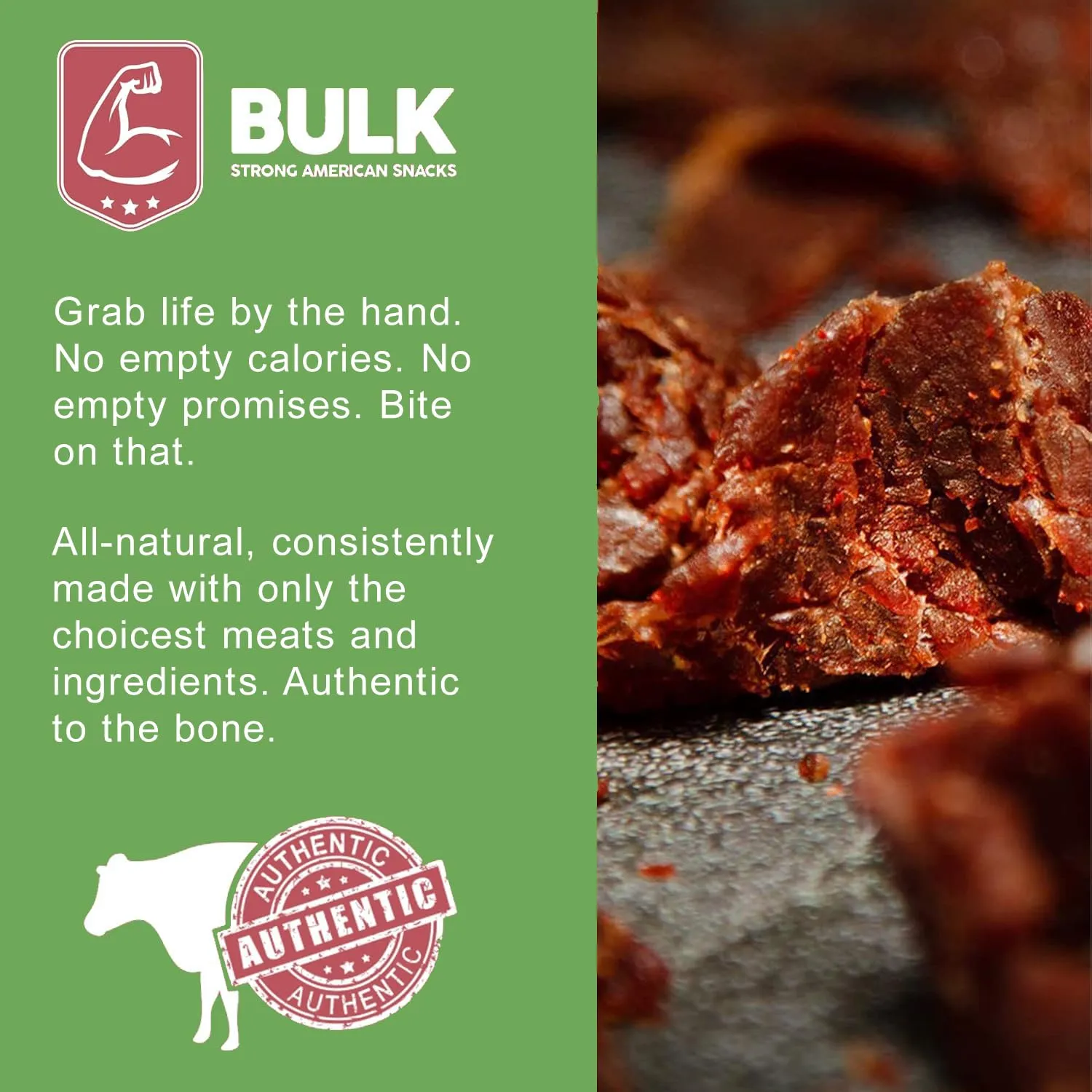 Bulk Original Brisket Beef Jerky1 Pound