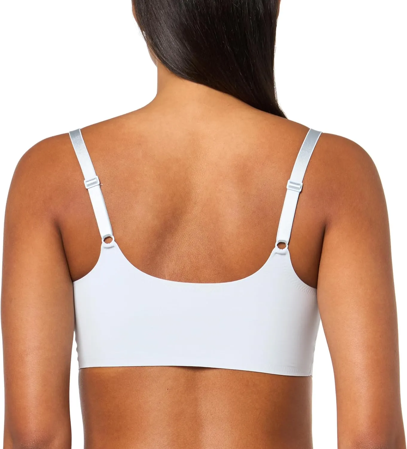 Calvin Klein Women's Invisibles Comfort Seamless Adjustable Skinny Strap Bralette Bra