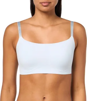 Calvin Klein Women's Invisibles Comfort Seamless Adjustable Skinny Strap Bralette Bra