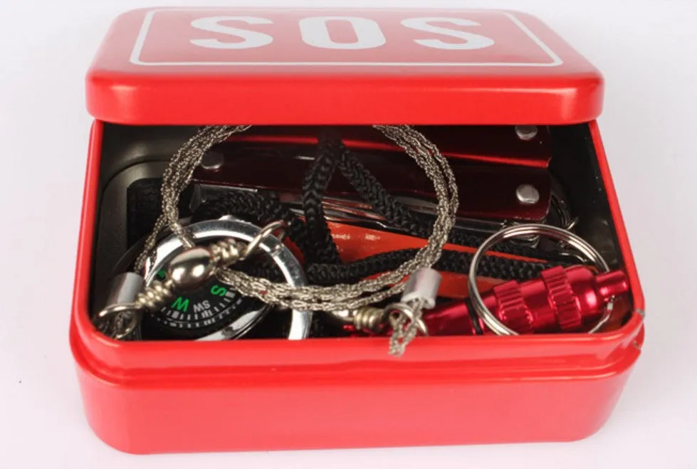 Camping Emergency Survival Kit Box 