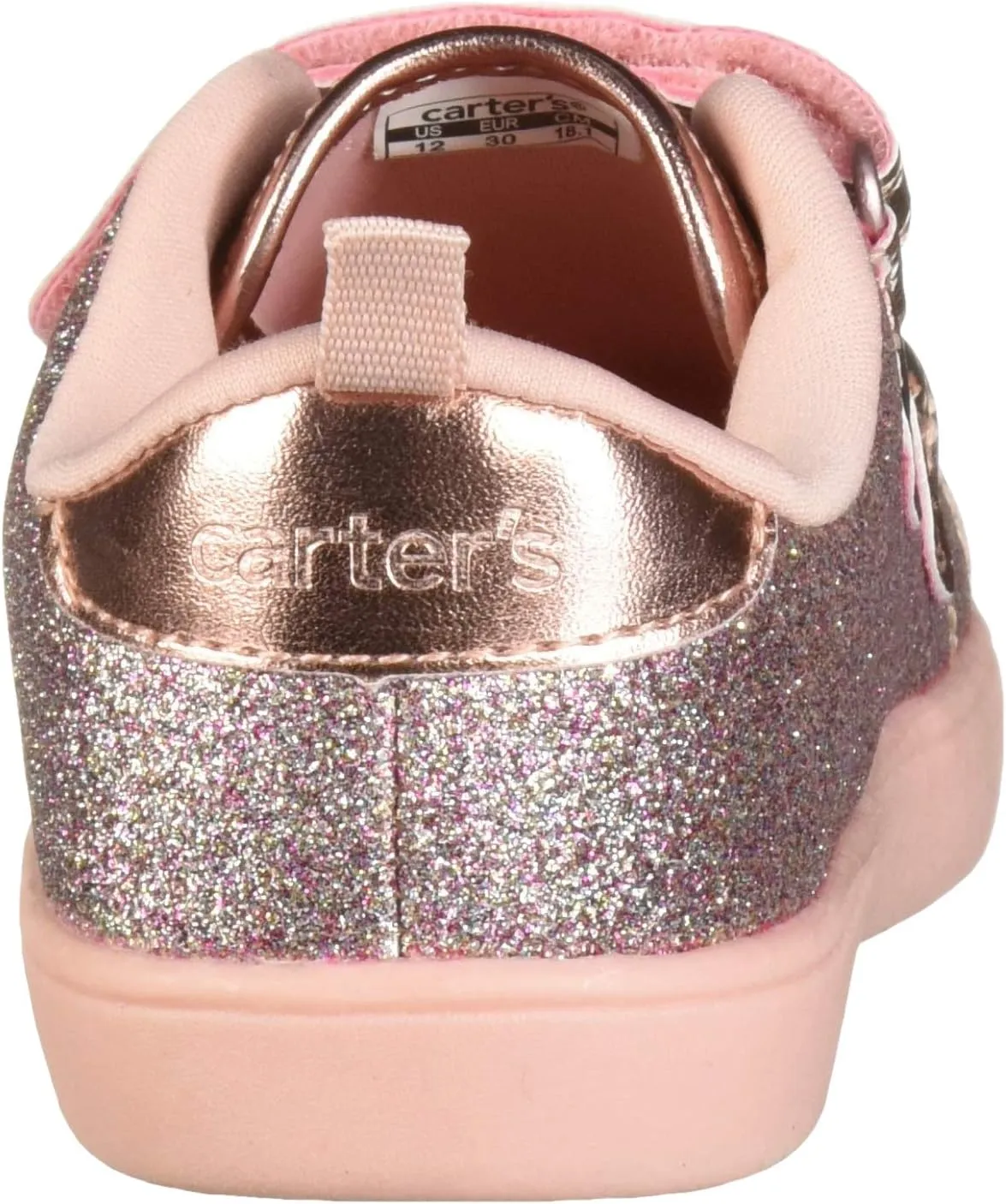 Carter's Girl's Darla Casual Sneaker with Double Adjustable Strap Shoe