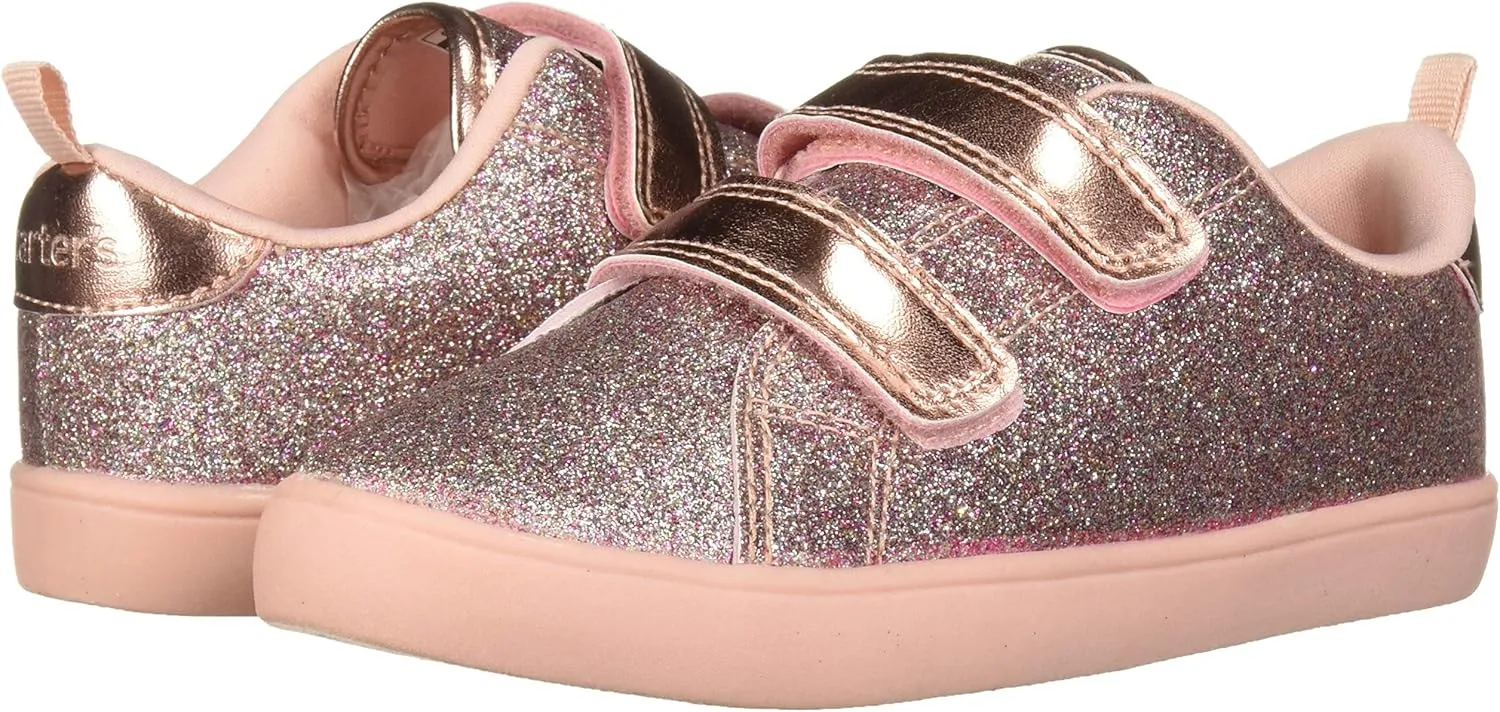 Carter's Girl's Darla Casual Sneaker with Double Adjustable Strap Shoe