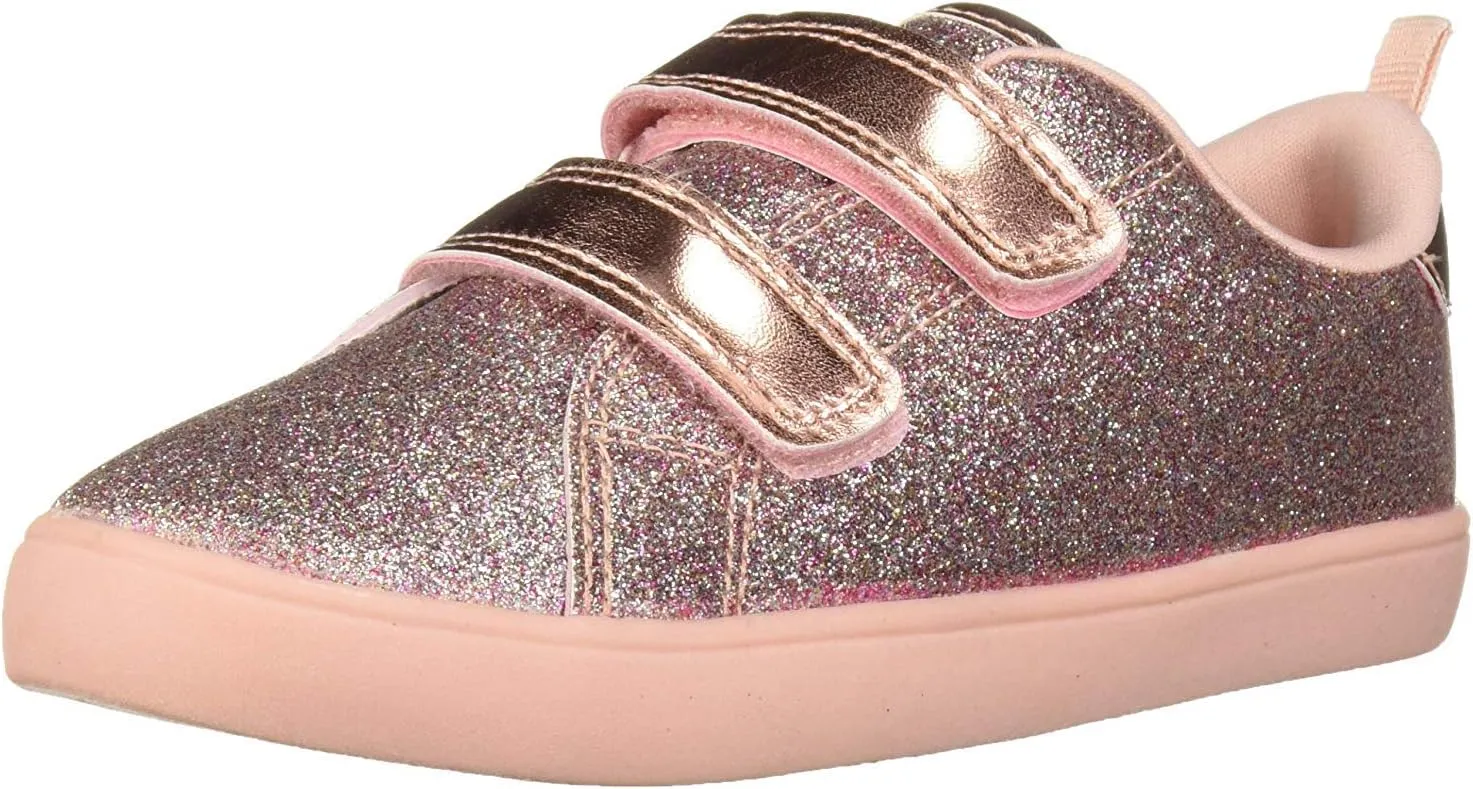 Carter's Girl's Darla Casual Sneaker with Double Adjustable Strap Shoe