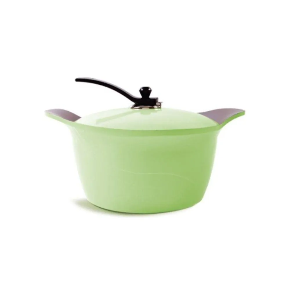 Ceramic Coated Casserole 28cm Green