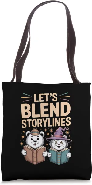 Charming Genre Blend Characters Tote Bag
