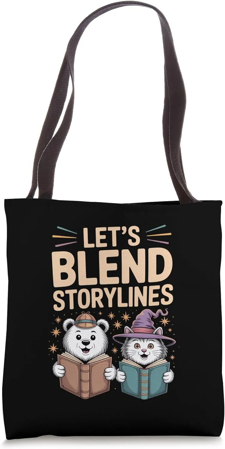 Charming Genre Blend Characters Tote Bag