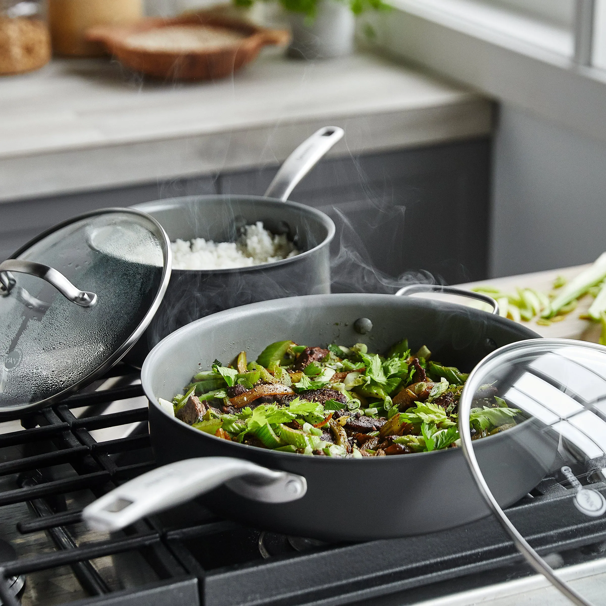 Chatham Ceramic, Non-Stick Cookware Set, 10 Piece
