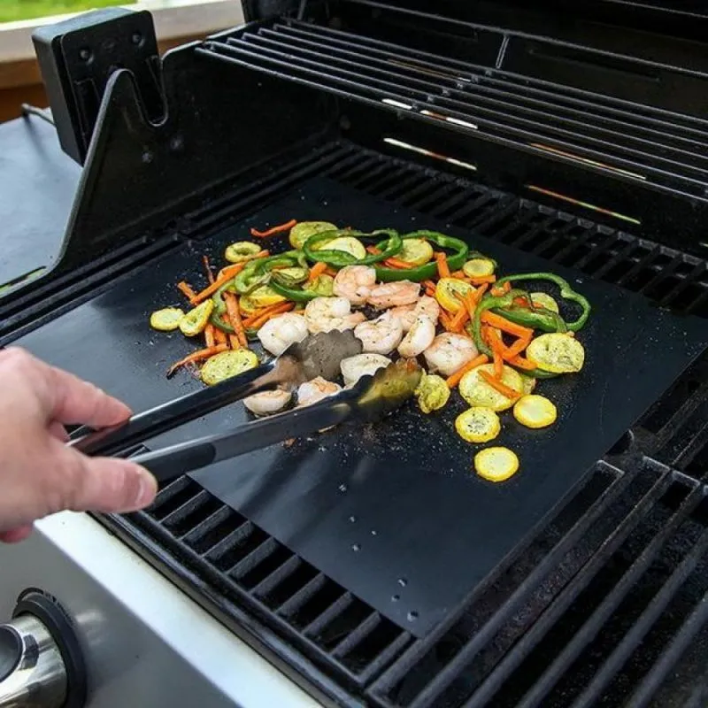 Chef Non-Stick BBQ Grill Mat 4x Pieces