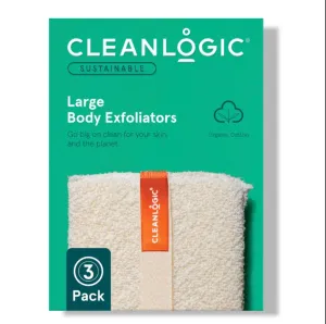 Cleanlogic Sustainable Large Body Exfoliator - Box of 6