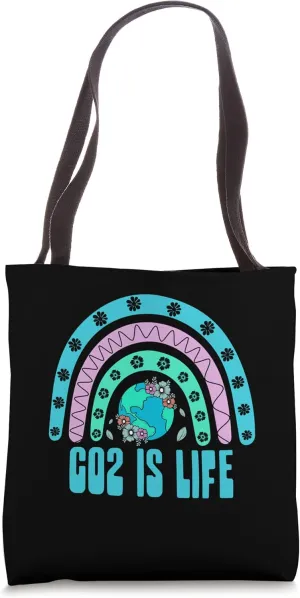 Co2 Is Life Trees Sustainable Woods Zero Waste Nature Lover Tote Bag