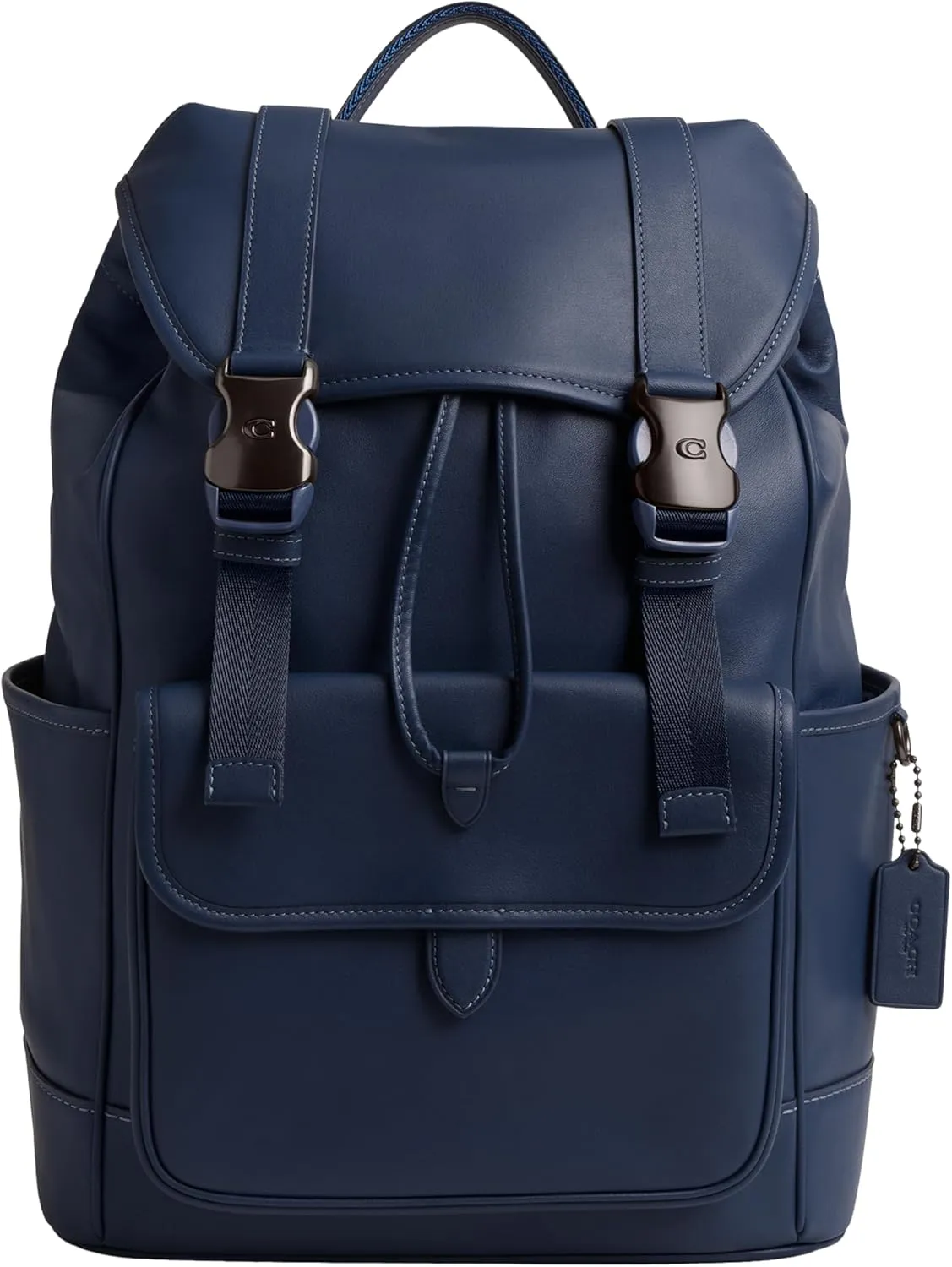 Coach League Flap Backpack, Deep Blue