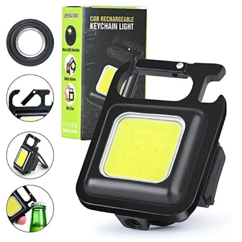 COB Led Rechargeable Keychain Waterproof Light