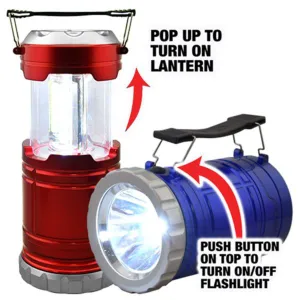 Cob Pop Up Lantern Flashlight