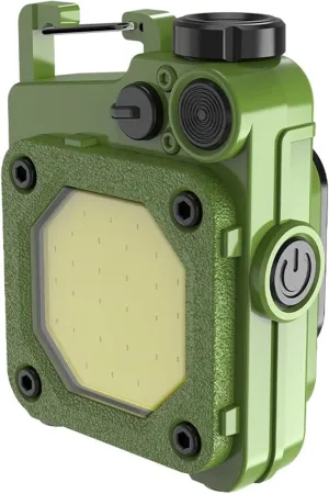 COB Small Flashlight Bright Rechargeable Key Chain Mini Flashlight 1000 lumens with 6 Lighting Modes Lights with Collapsible Bracket and Strong Magnet Nightshift Camping Hiking Emergency