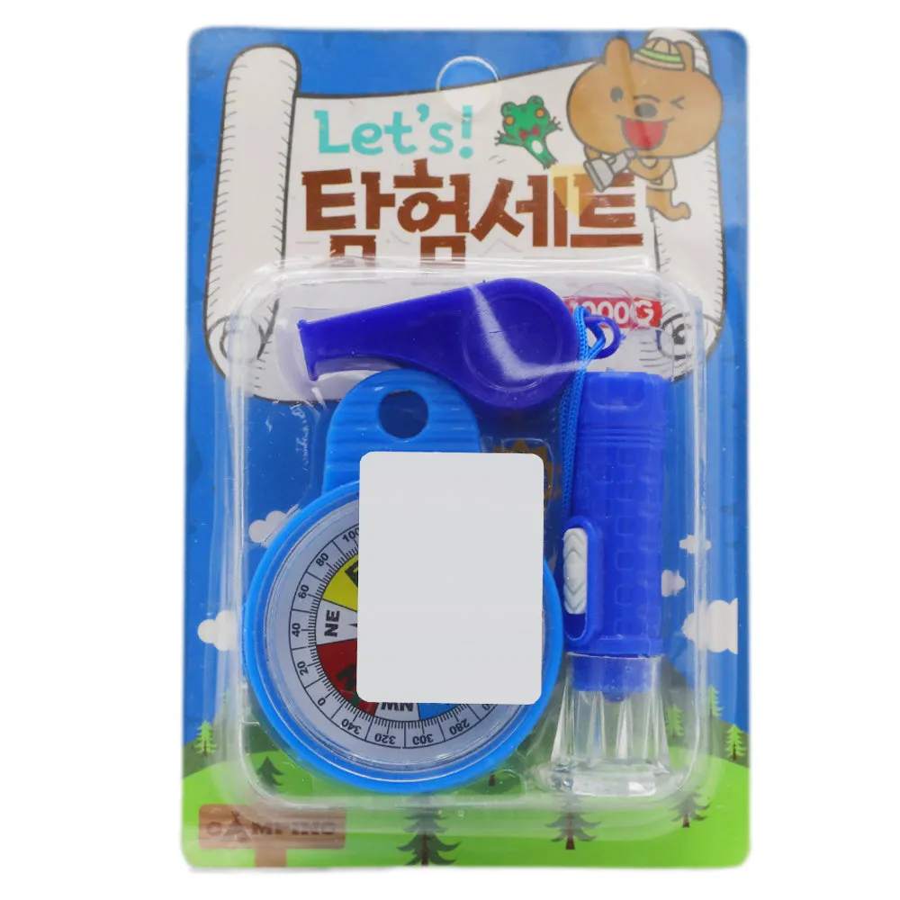 Compass, Torch & Whistle - Blue