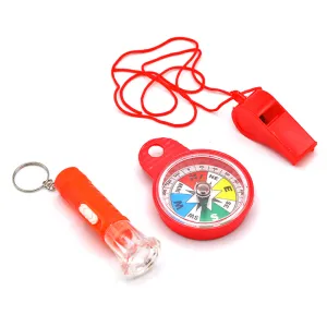 Compass, Torch & Whistle - Red