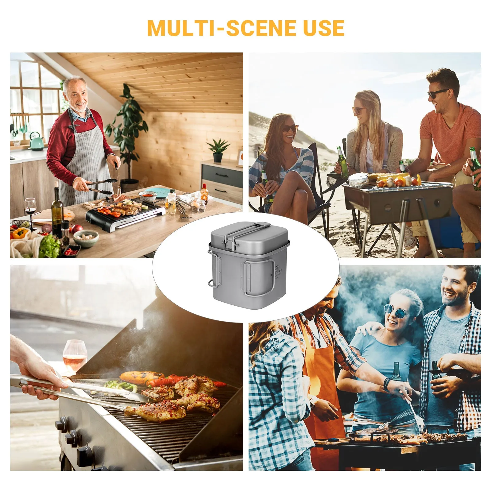 Cook'n'Escape Mount Logan Cookset Titanium Cookset