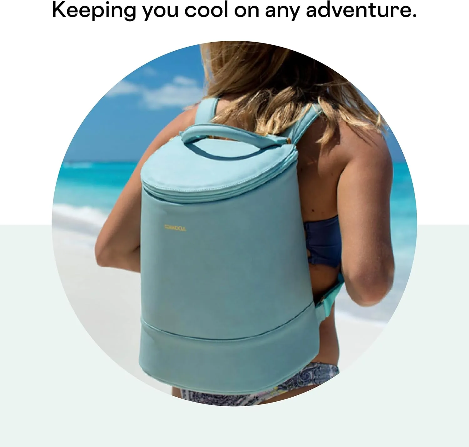 Corkcicle EOLA Cooler Backpack, Waterproof and Leak Proof Insulated Bag, Perfect for Wine, Beer, and Ice Packs