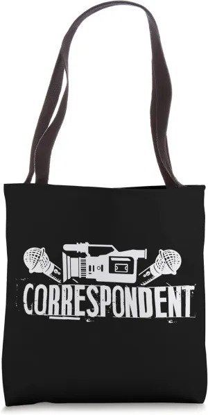 Correspondent Media Press Member Reporter Tote Bag