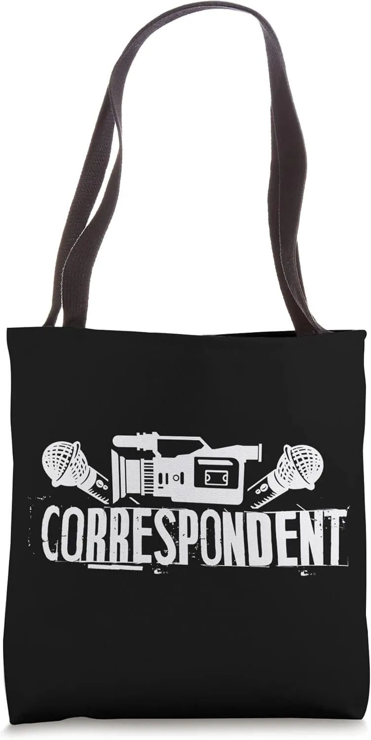 Correspondent Media Press Member Reporter Tote Bag