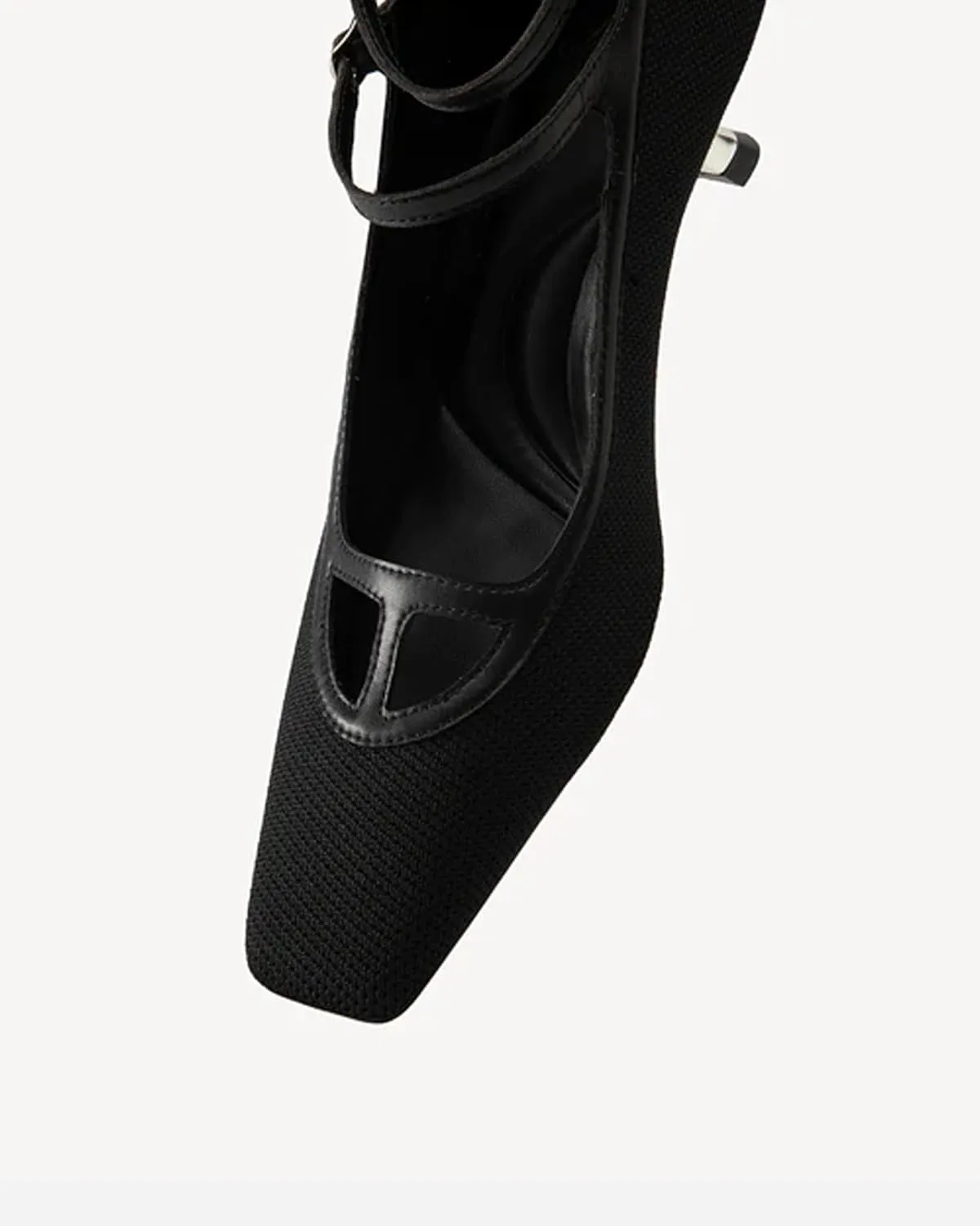 Cosy Women's Elegant Square Toe Strap Heeled Pumps