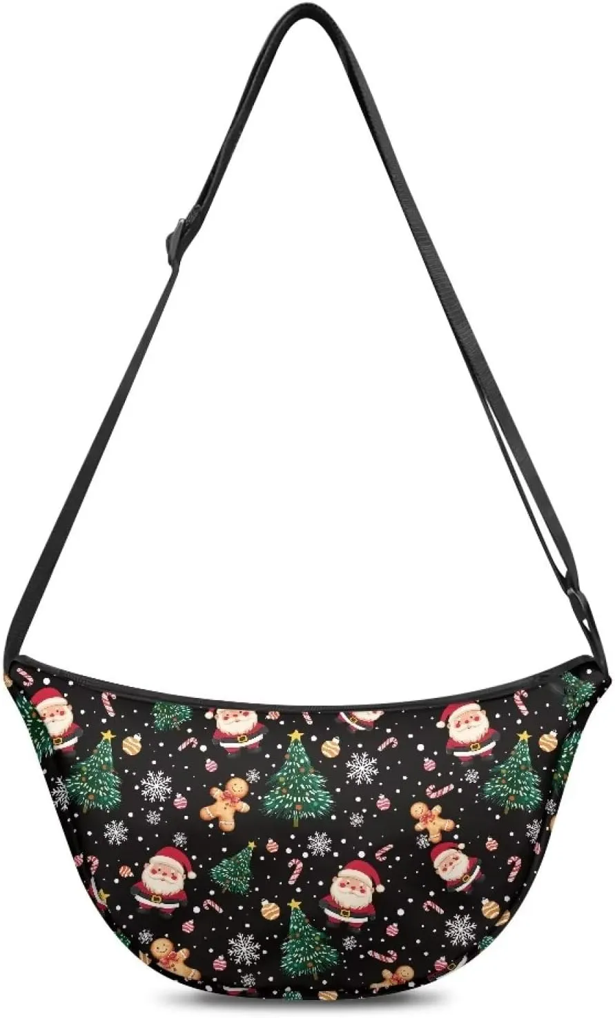 Crescent Moon Bag with Adjustable Shoulder Strap for Women Men Daily Use
