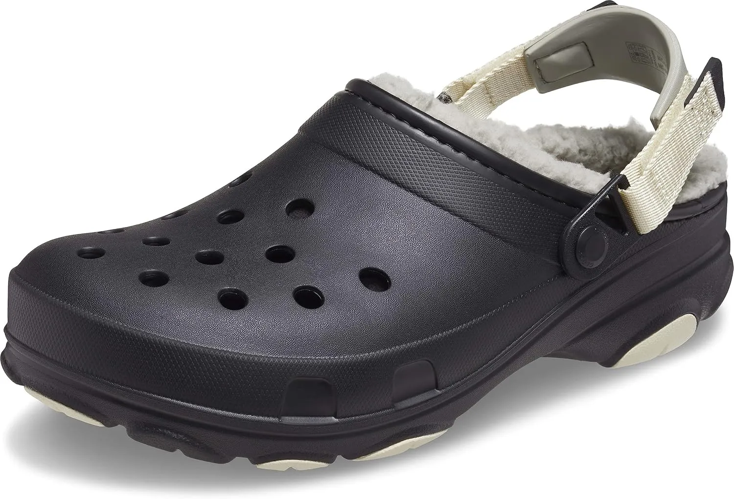 Crocs Unisex-Adult All Terrain Lined Clogs with Adjustable Heel Strap