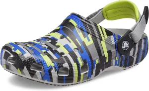 Crocs Unisex-Adult Classic Adjustable Slip Resistant Marbled Clog